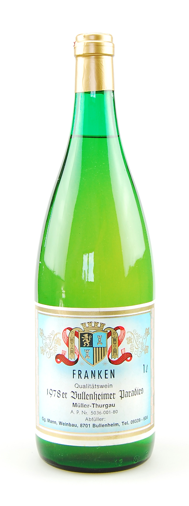Wein 1978 Bullenheimer Paradies Müller-Thurgau