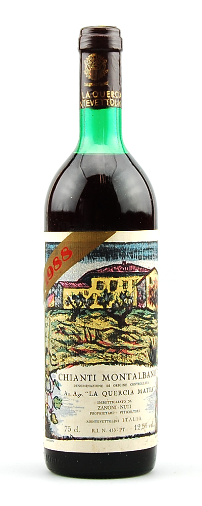 Wein 1988 Chianti Montalbano La Quercia Matta