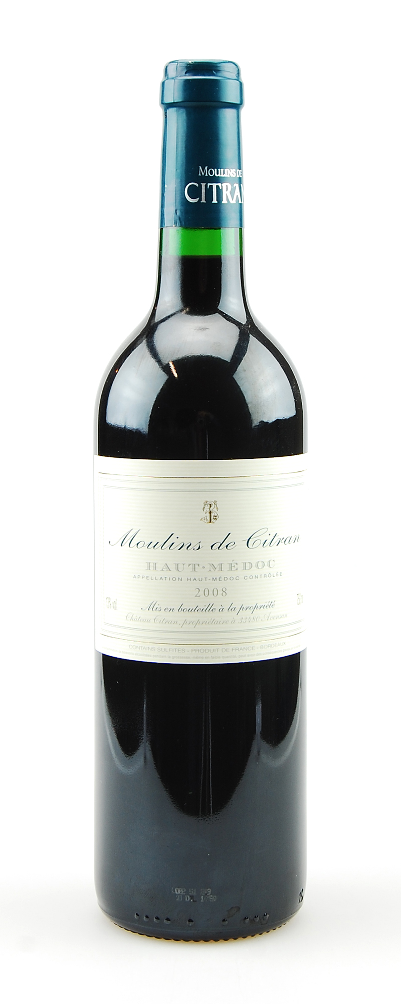 Wein 2008 Moulins de Citran Haut Medoc