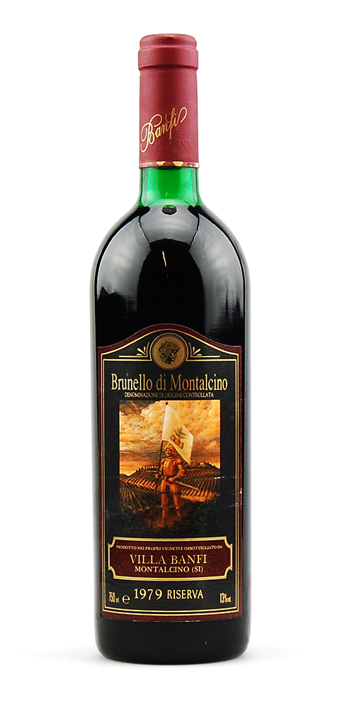 Wein 1979 Brunello di Montalcino Villa Banfi Riserva