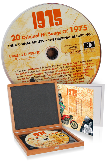 CD 1975 Musik-Hits in Luxusbox