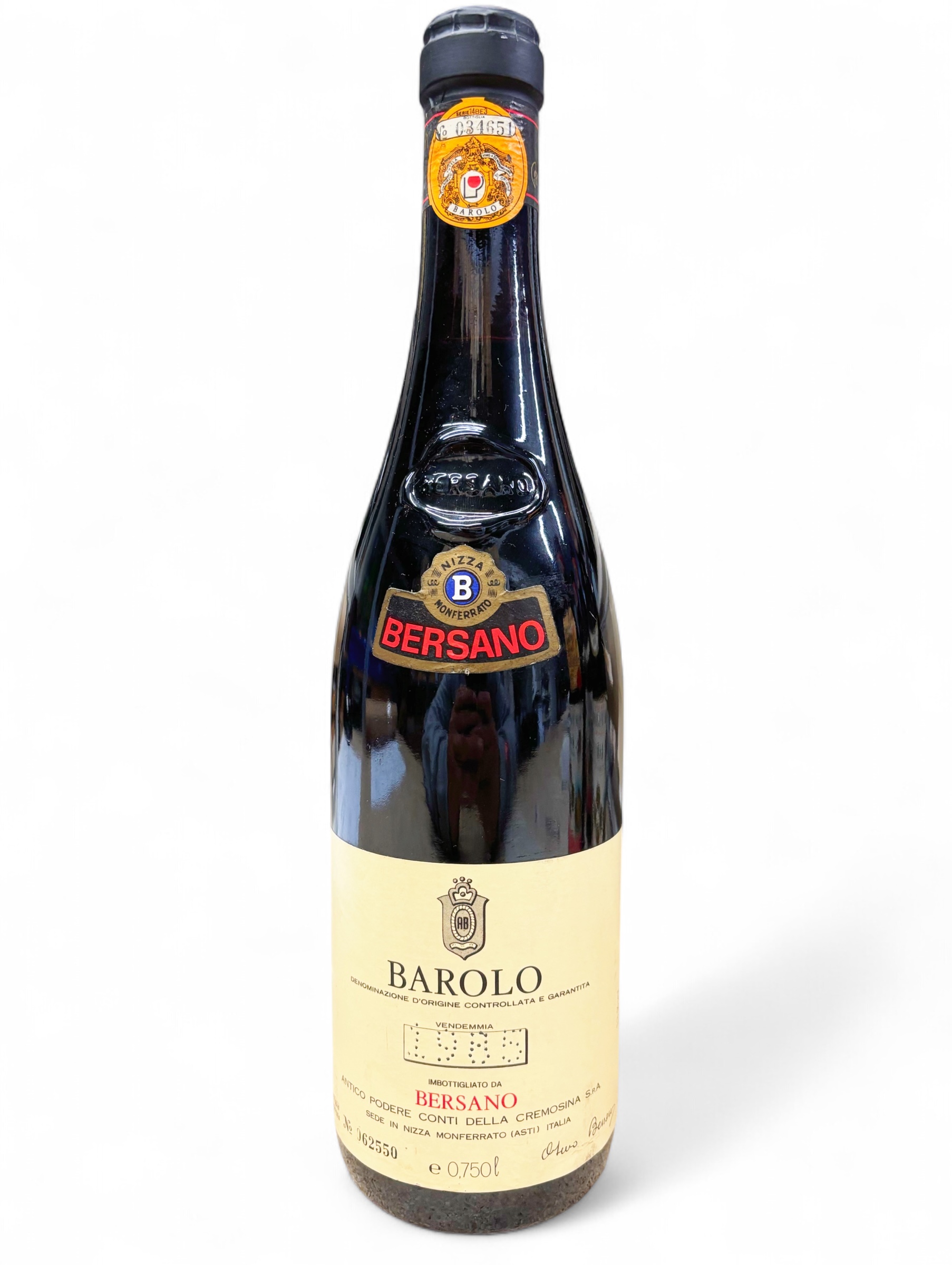 Wein 1985 Barolo Bersano Podere della Cremosina