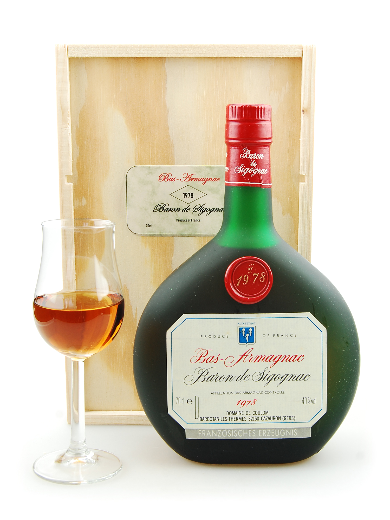 Armagnac 1978 Bas-Armagnac Baron de Sigognac