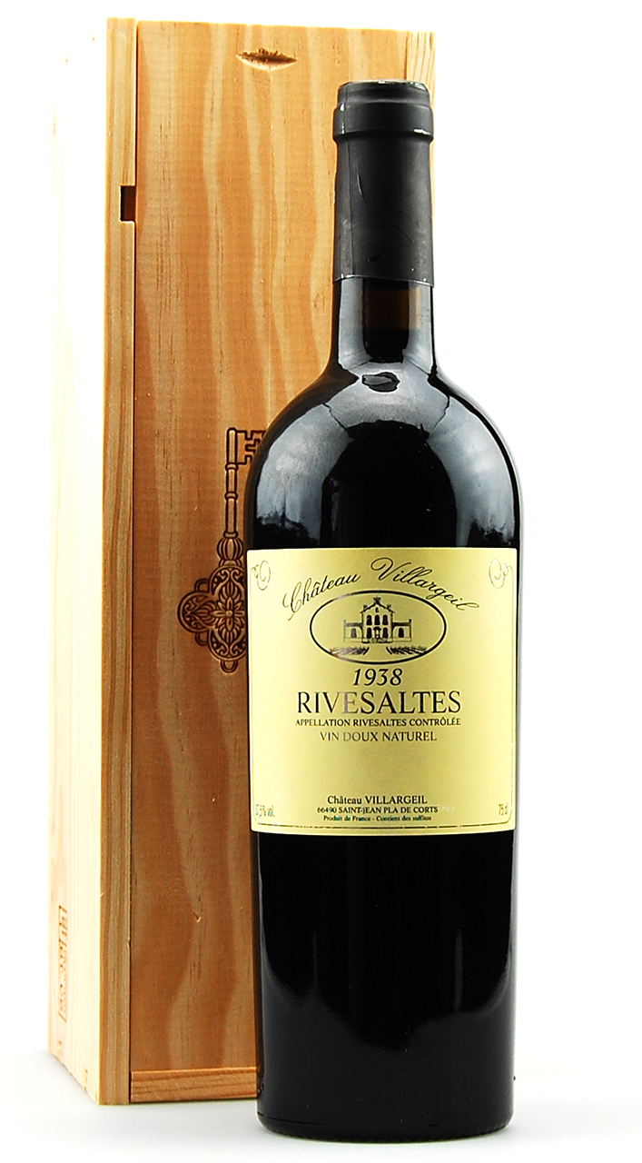 Wein 1938 Rivesaltes Chateau Villargeil