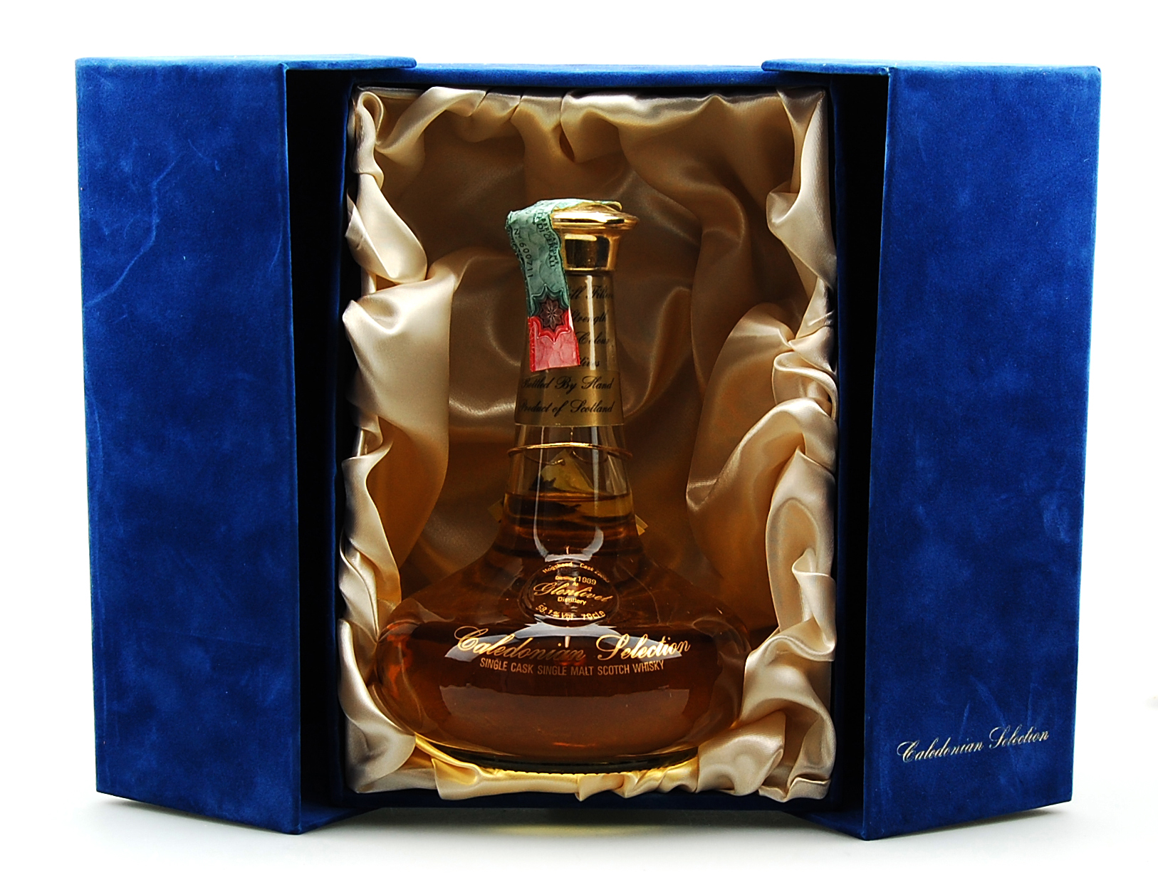 Whisky 1989 Glenlivet Single Malt Whisky in Samtbox