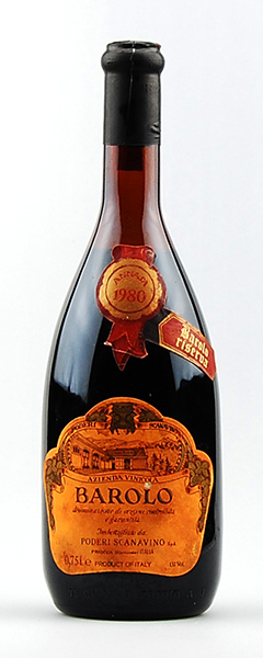 Wein 1980 Barolo Scanavino Riserva
