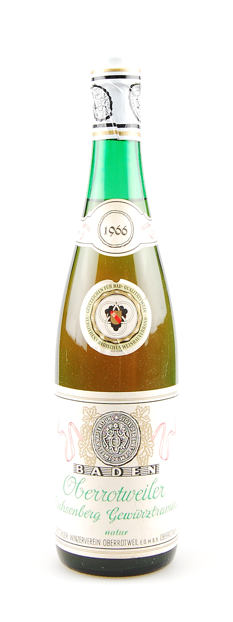 Wein 1966 Oberrottweiler Büchsenberg Gewürztraminer