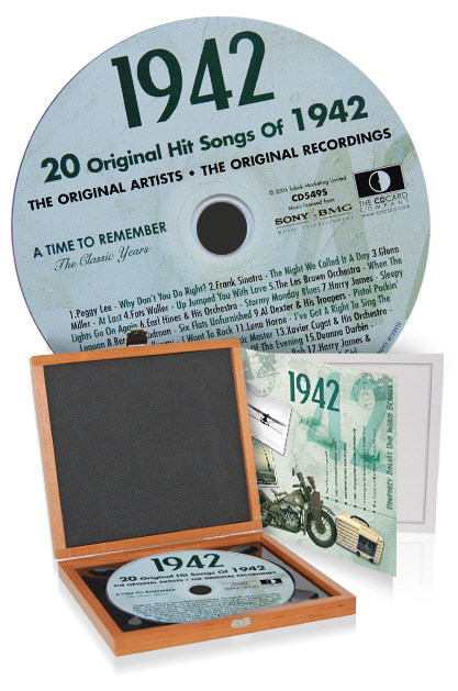 CD 1942 Musik-Hits in Luxusbox