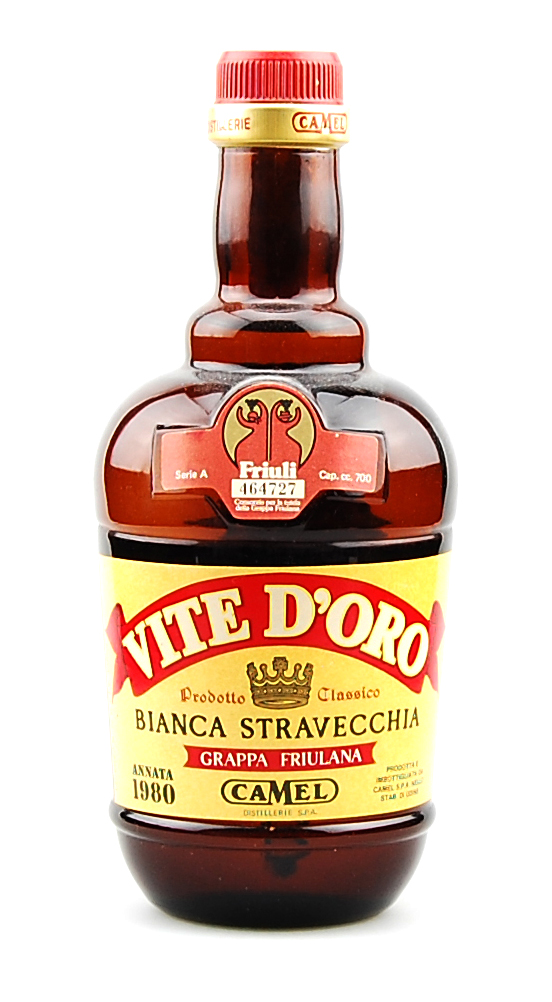 Grappa 1980 Vite d'Oro Camel Stravecchia Friulana
