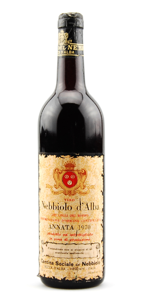 Wein 1970 Nebbiolo d-Alba Cantina Sociale del Nebbiolo