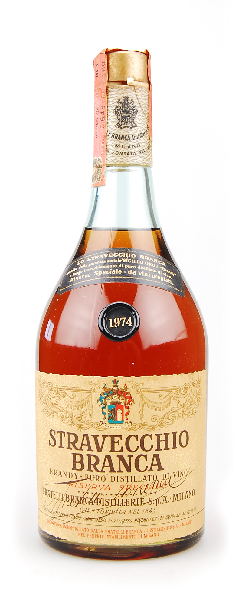 Brandy 1974 Riserva Speciale Stravecchio Branca