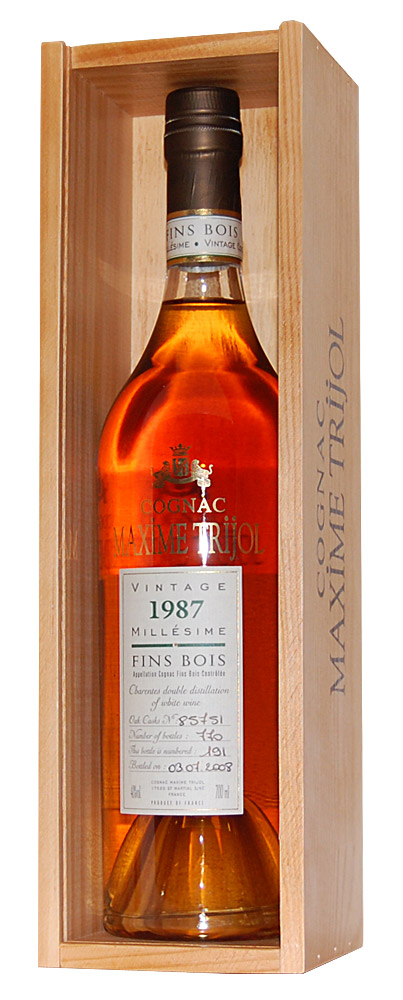 Cognac 1987 Maxime Trijol Fins Bois