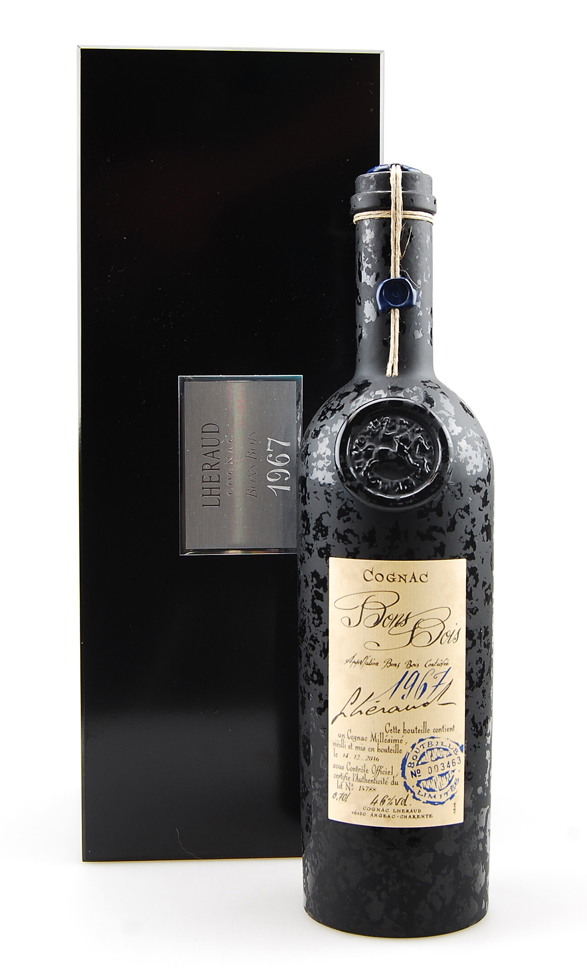 Cognac 1967 Lheraud Bons Bois in exklusiver Holzkiste