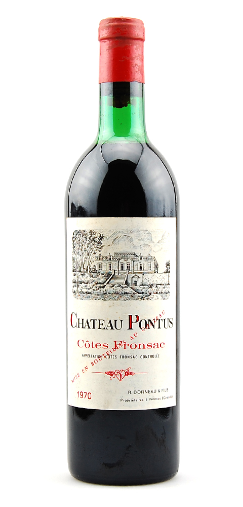 Wein 1970 Chateau Pontus Cotes Fronsac