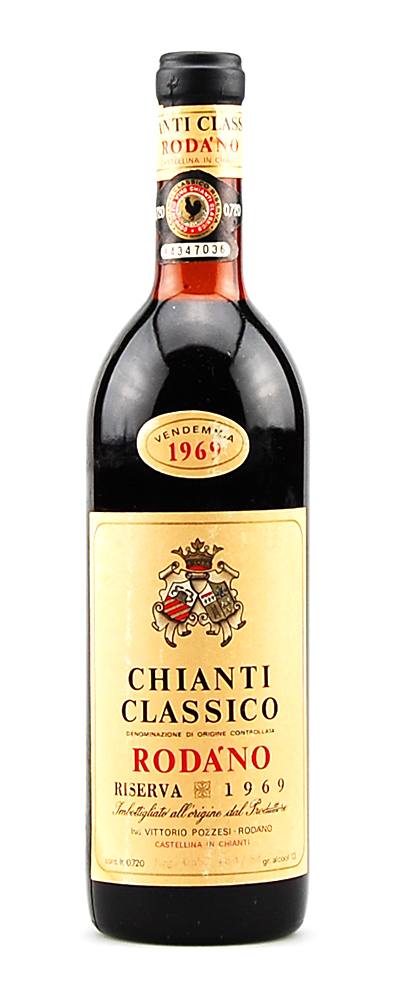 Wein 1969 Chianti Classico Riserva Rodano