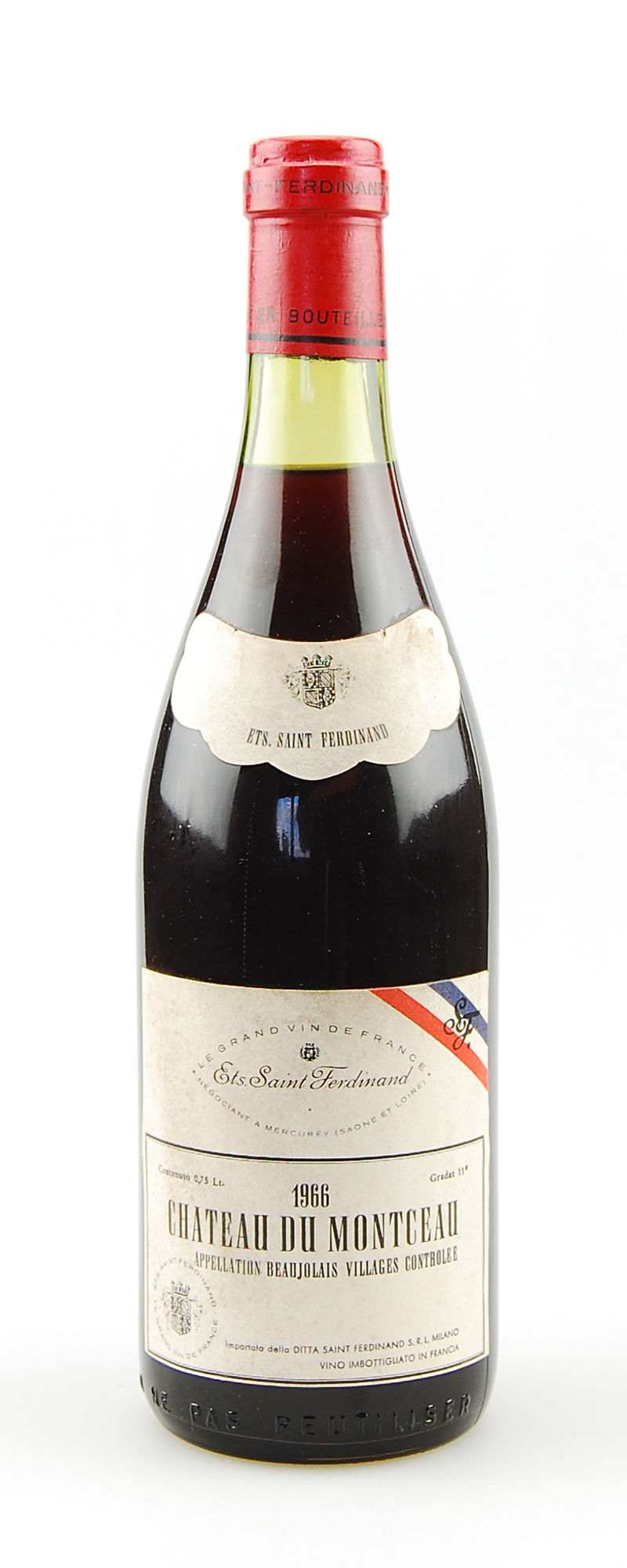 Wein 1966 Chateau du Montceau Saint Ferdinand