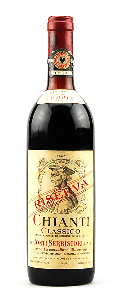 Wein 1969 Chianti Classico Riserva Conti Serristori