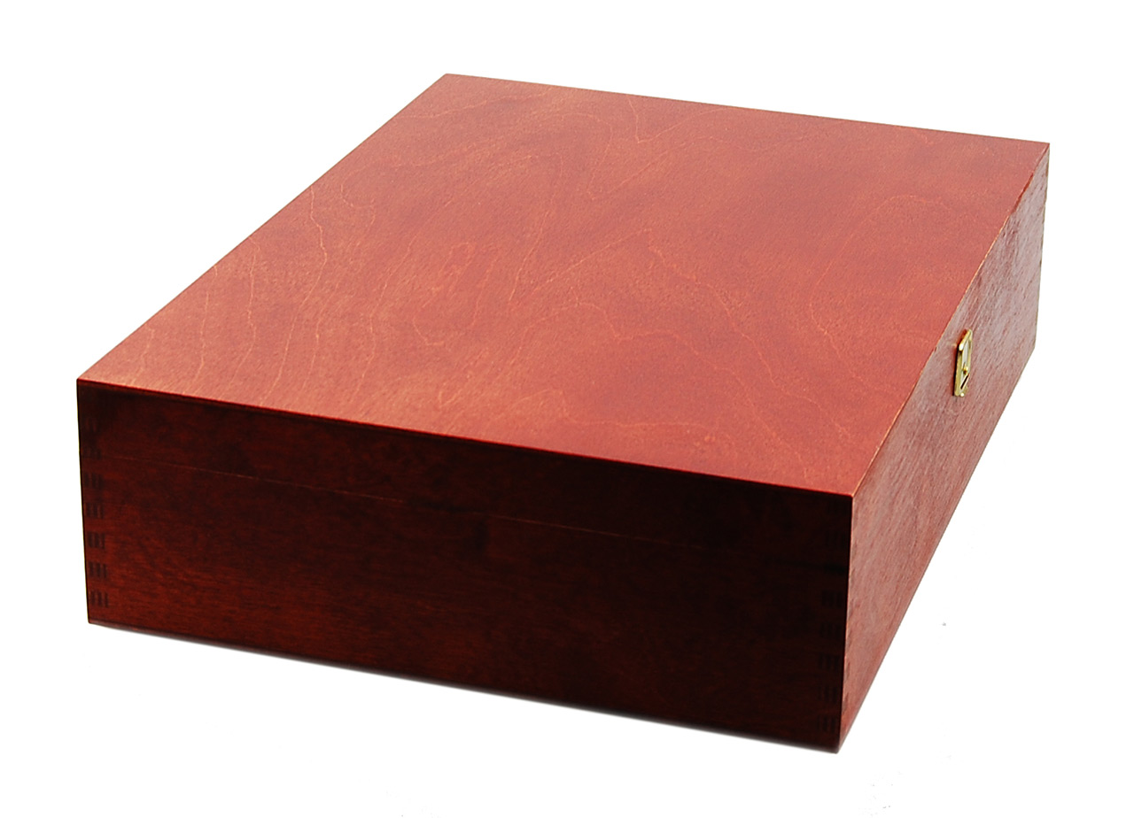 Holzkassette für 3 Flaschen