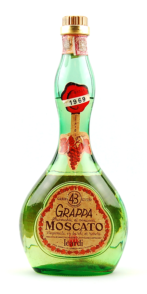 Grappa 1969 Moscato Icardi Stravecchia