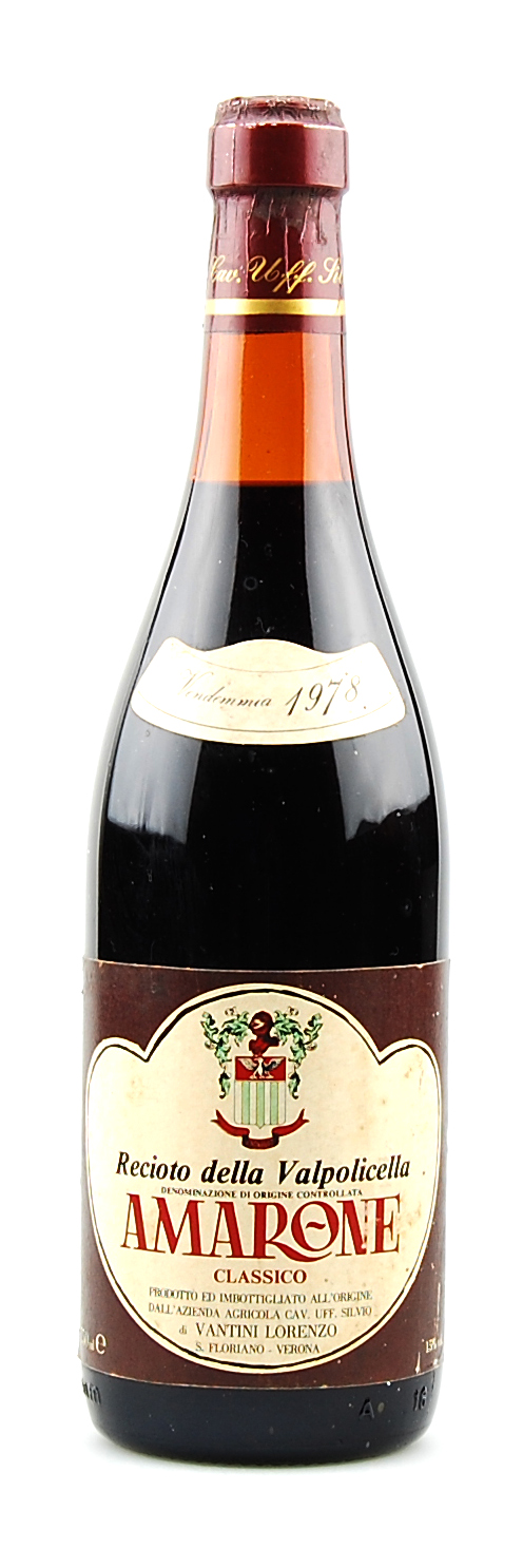 Wein 1978 Amarone Vantini Recioto della Valpolicella