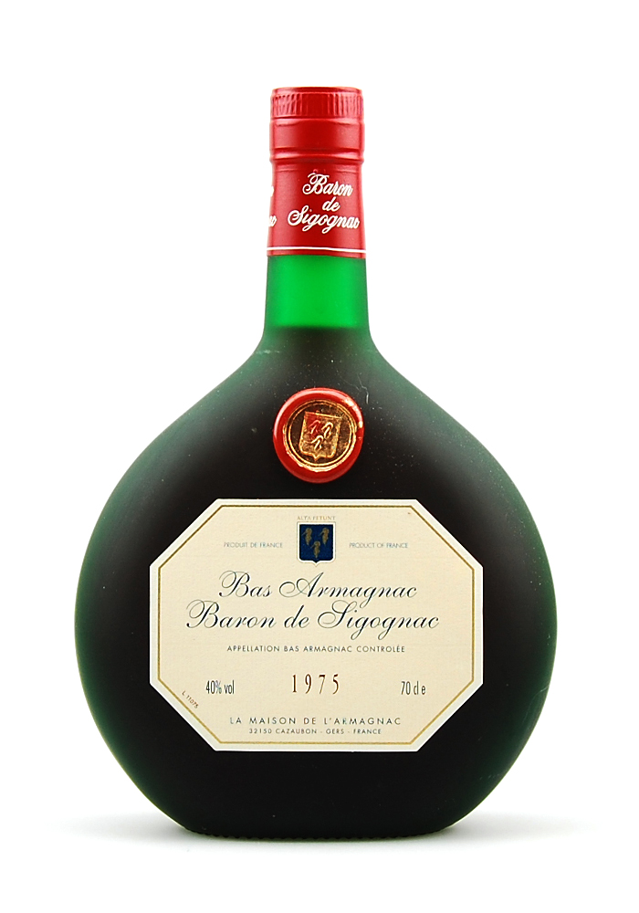 Armagnac 1975 Bas-Armagnac Baron de Sigognac