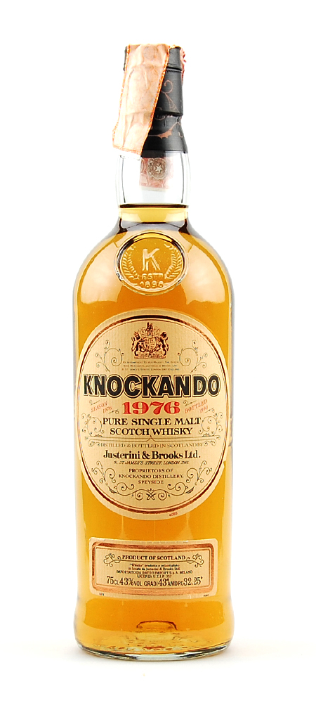 Whisky 1976 Knockando Pure Single Malt Scotch Whisky