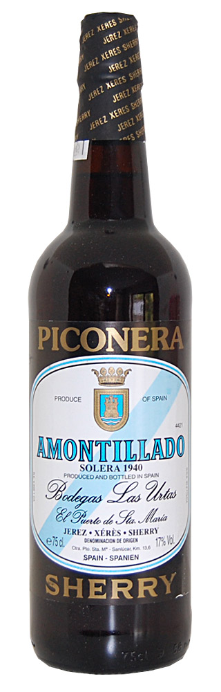 Sherry 1940 Bodegas Las Urtas Amontillado Solera