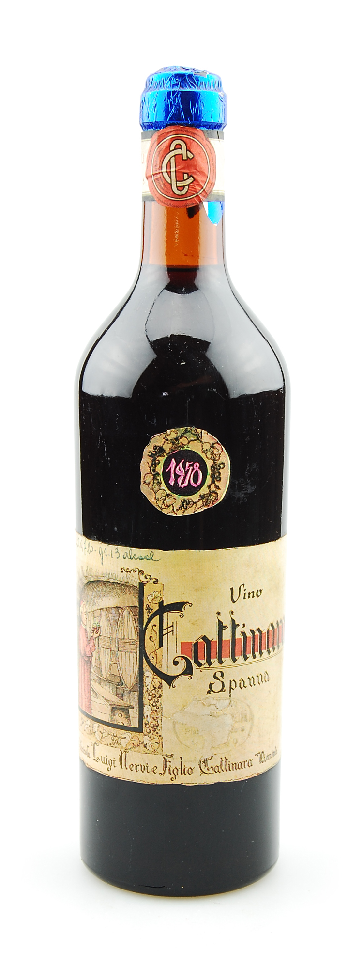Wein 1958 Gattinara Spanna Vinicola Luigi Nervi