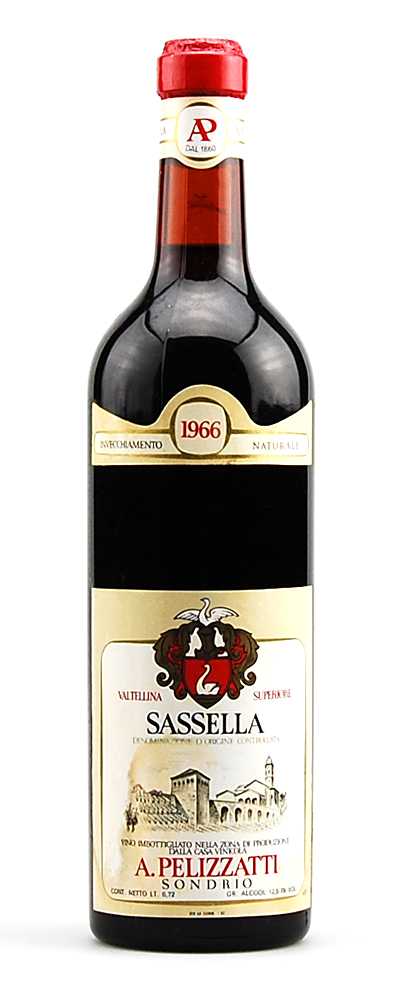 Wein 1966 Sassella Valtellina Superiore Pelizzatti