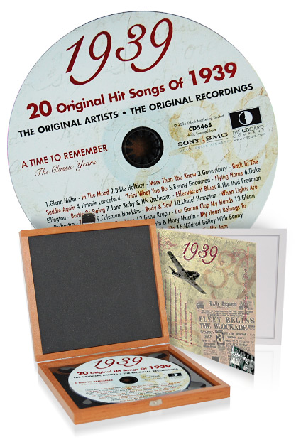 CD 1939 Musik-Hits in Luxusbox