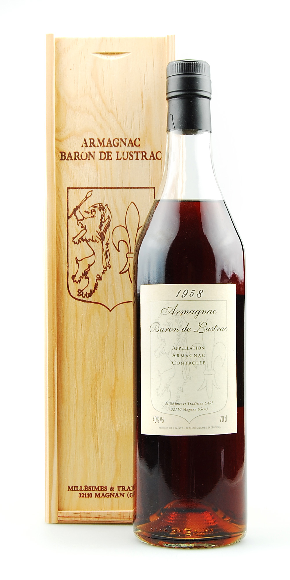 Armagnac 1958 Baron de Lustrac