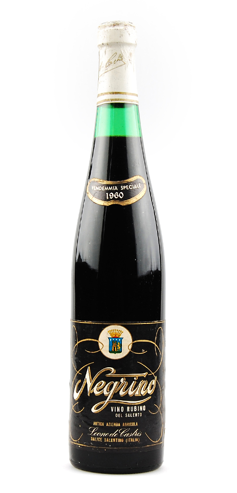 Wein 1960 Vino Rubino Negrino Leone de Castris