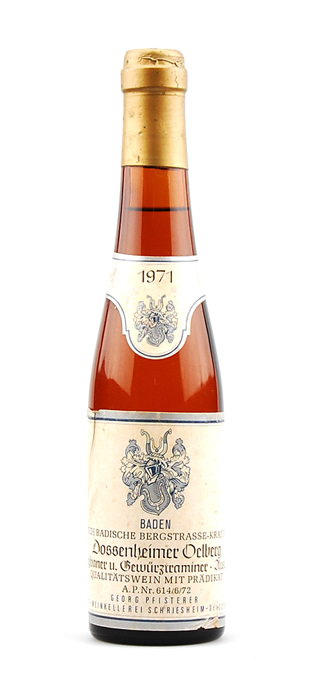 Wein 1971 Dossenheimer Oelberg Auslese