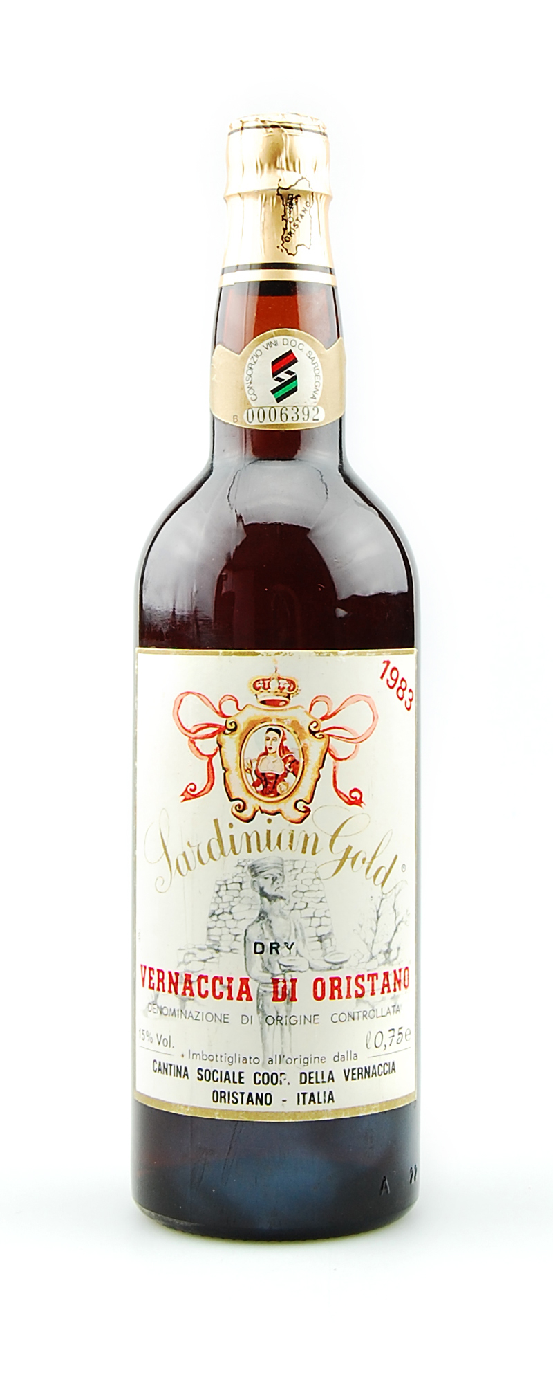 Wein 1983 Vernaccia di Oristano Sardinian Gold