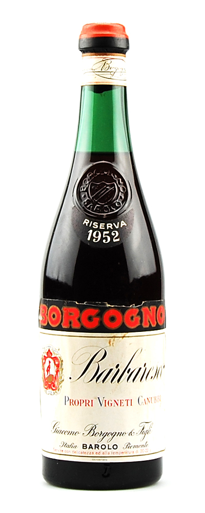 Wein 1952 Barbaresco Giacomo Borgogno Riserva