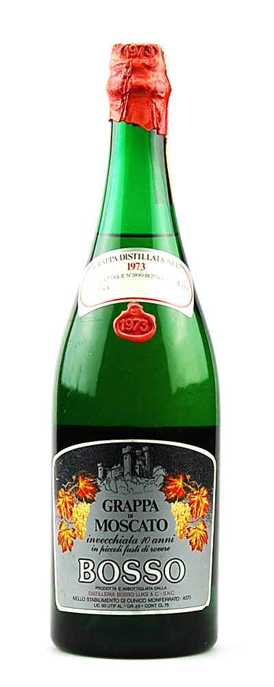 Grappa 1973 di Moscato Bosso Invecchiata Riserva