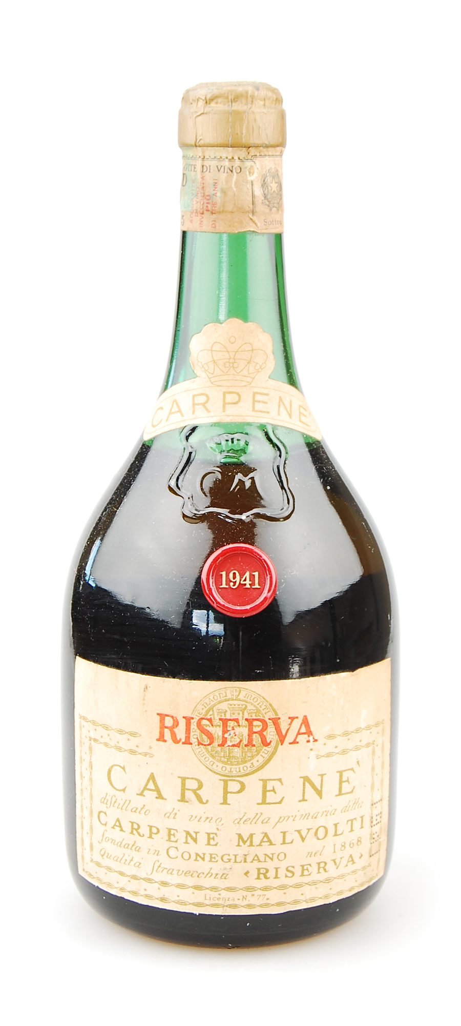 Brandy 1941 Carpene Malvolti Riserva Qualita Stravecchia