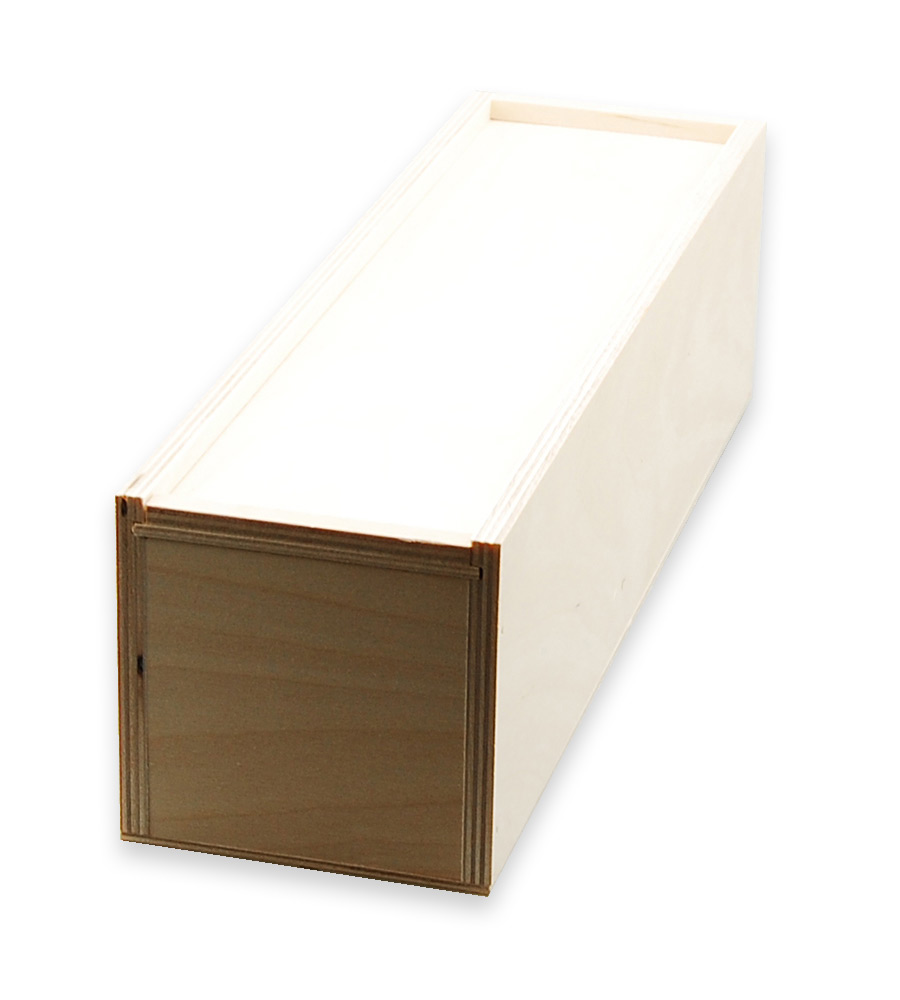 Holzkiste für Magnum Flasche mit oder ohne Gravur