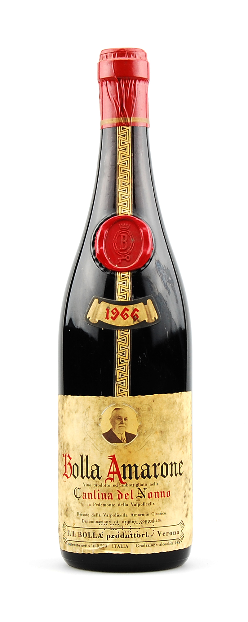 Wein 1966 Amarone Bolla Cantina dell Nonno