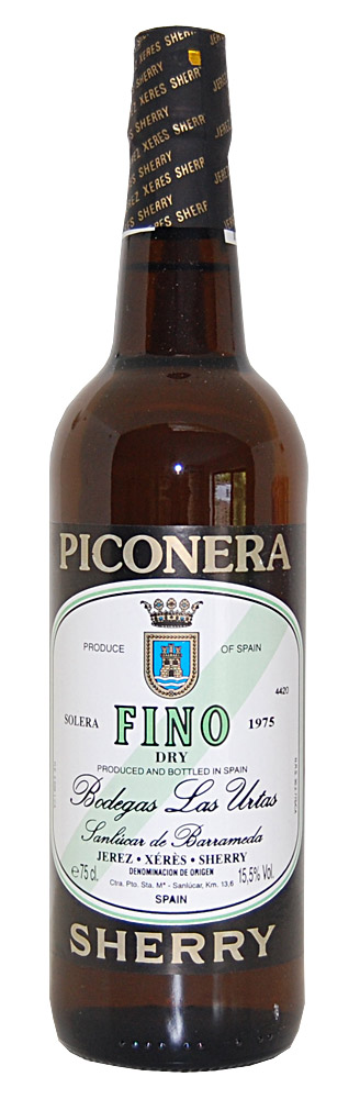 Sherry 1975 Bodegas Las Urtas Fino Solera