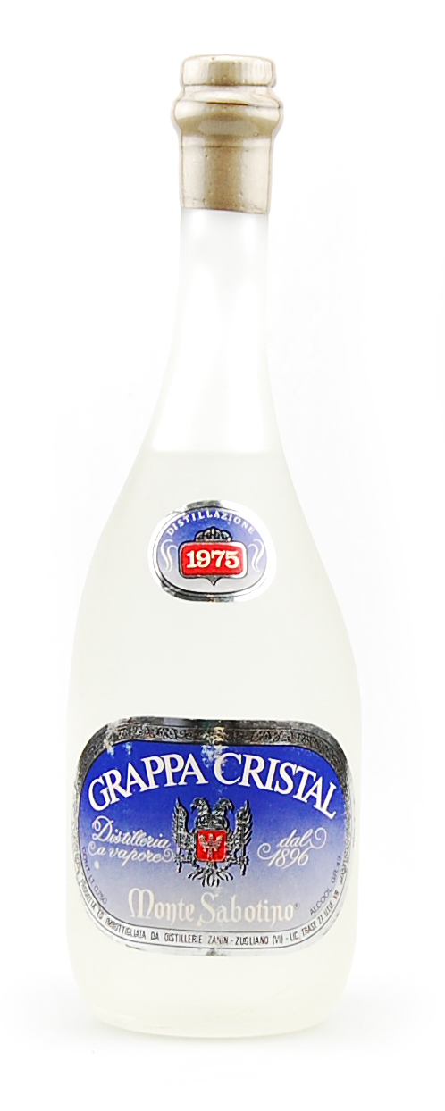 Grappa 1975 Cristal Monte Sabotino Zanin
