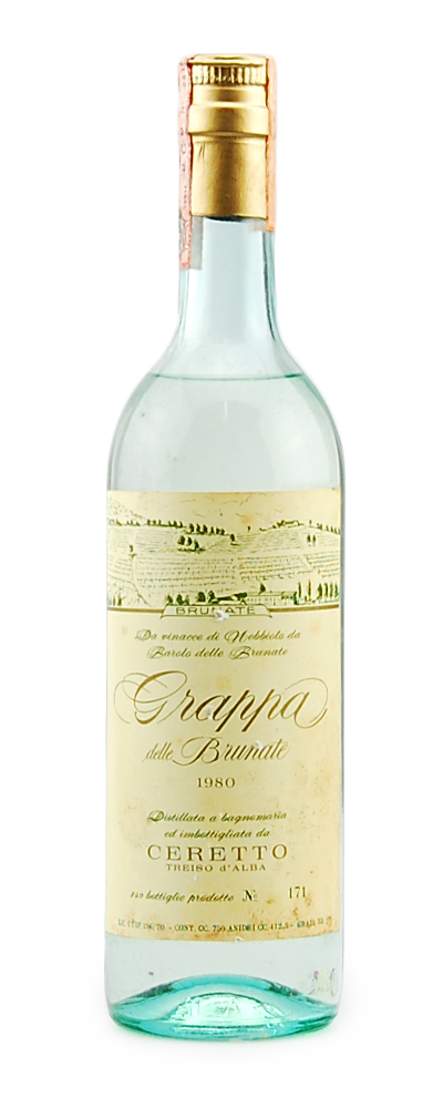 Grappa 1980 delle Brunate Distilleria Ceretto