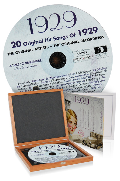 CD 1929 Musik-Hits in Luxusbox