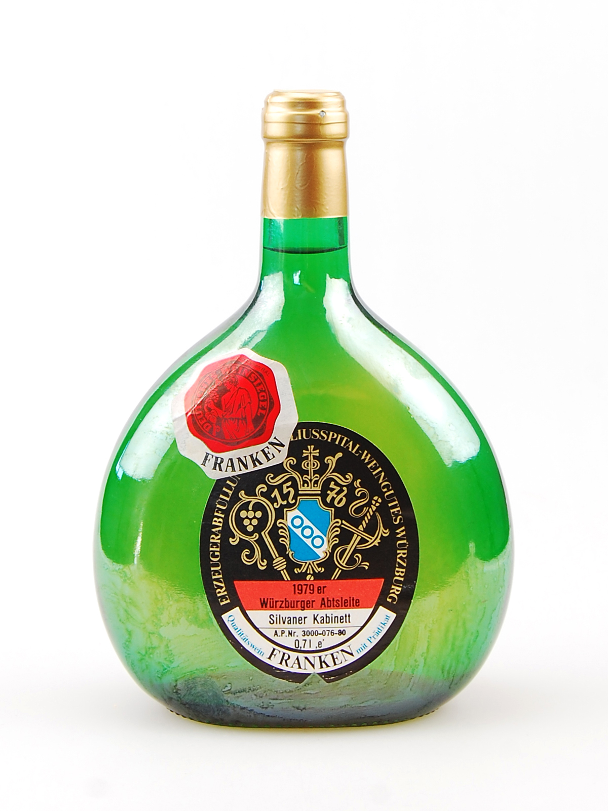 Wein 1979 Würzburger Abtsleite Julius Spital Silvaner