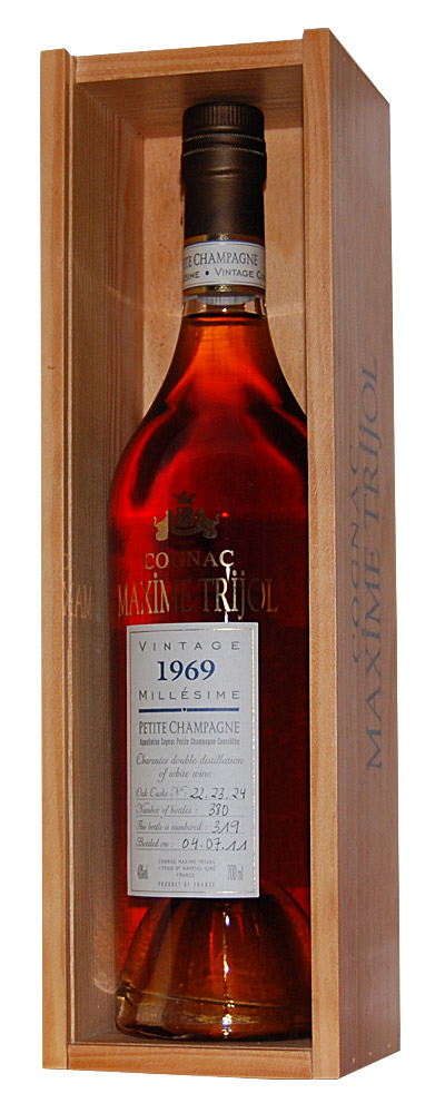 Cognac 1969 Maxime Trijol Petite Champagne