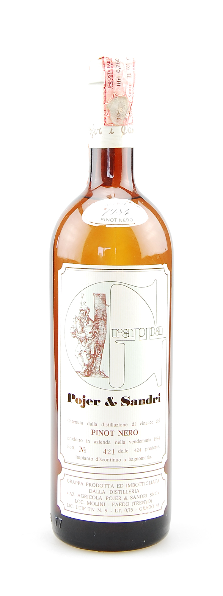 Grappa 1984 Pinot Nero Pojer & Sandri